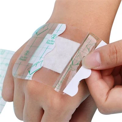 Lääketieteellinen vedenpitävä imukykyinen läpinäkyvä PU-kalvosidos